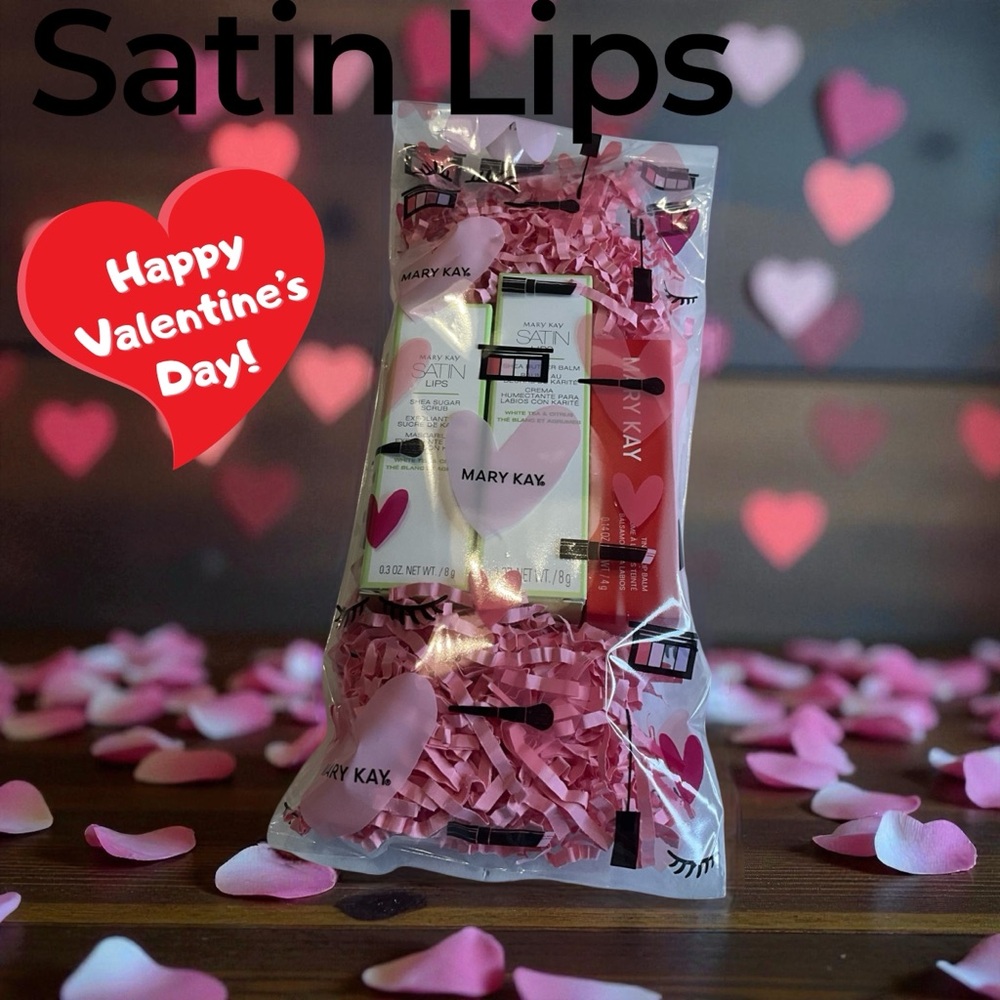 Mary Kay Satin Lips Duo with Pink and Black Accents